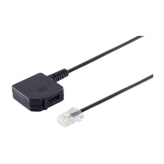 Helos S-Impuls Adapter RJ45-8P4C Stecker/TAE Universalbuchse