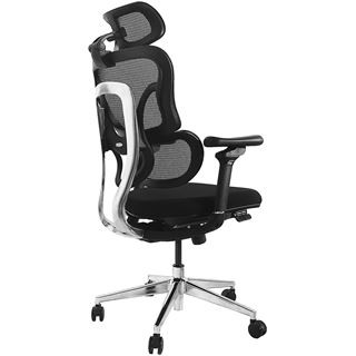 Equip Ergonomischer B&uuml;rostuhl mit Kopf und Armst&uuml;tzen sw
