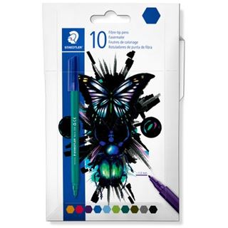 STAEDTLER Fasermaler cool & cute 10er-Set im Kartonetui retail