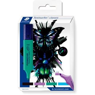 STAEDTLER Textmarker classic cool & cute Design 4er-Set