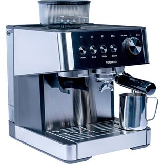 Tornado Siebtr&auml;germaschine TCM-5431-GS Edelstahl und Schwarz
