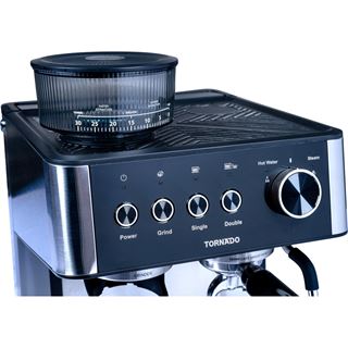 Tornado Siebtr&auml;germaschine TCM-5431-GS Edelstahl und Schwarz