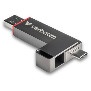 512GB VERBATIM USB 3.2 Stick Dual, QuickStick Typ-A-C, (R) 550MB/s,