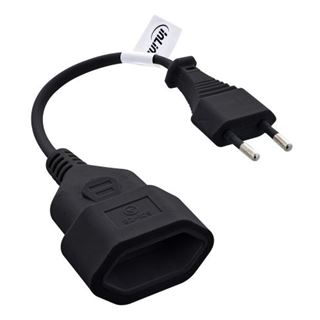 (&euro;24,50*/1m) 0.20m InLine Stromkabel Verl&auml;ngerungskabel