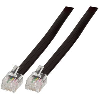 1.00m EFB Elektronik Modularkabel Anschlusskabel RJ11 Stecker auf