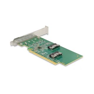 Delock PCI Express 4.0 x16 Karte zu 4 x SFF-8639 NVMe