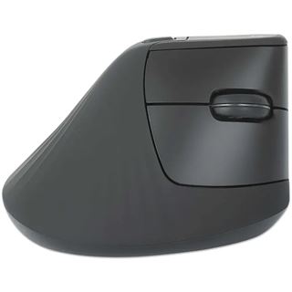Manhattan Ergonomisch Vertikale Funkmaus USB-A schwarz