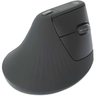 Manhattan Ergonomisch Vertikale Funkmaus USB-A schwarz