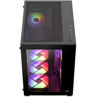 Aerocool Geh Midi Dryft MicroATX/ATX/MiniITX ARGB (black)