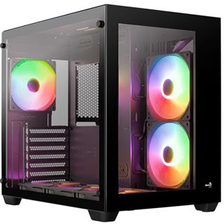 Aerocool Geh Midi Dryft MicroATX/ATX/MiniITX ARGB (black)