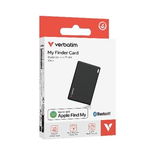 VERBATIM Tracker, My Finder Card, MYFCR-01B, schwarz Bluetooth, Akku,