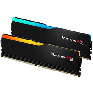 96GB G.Skill Ripjaws M5 RGB schwarz DDR5-5200 DIMM CL40 Single
