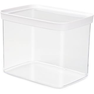 emsa Vorratsdose OPTIMA 17,5 cm hoch transparent/wei&szlig; 4,4 l, 1