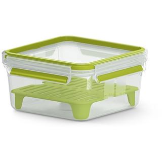 emsa Lunchbox CLIP & GO XL transparent, grün 1,3 l, 1 St.