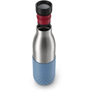 emsa Isolier-Trinkflasche Bludrop Sleeve blau 0,5 l