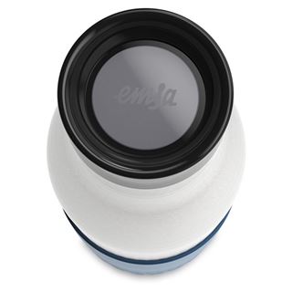 emsa Isolier-Trinkflasche Bludrop Sleeve blau 0,5 l