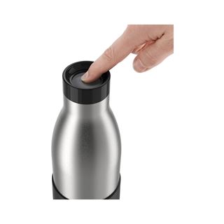 emsa Isolier-Trinkflasche Bludrop Sleeve schwarz 0,5 l