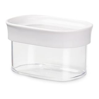 emsa Vorratsdose OPTIMA 6,5 cm hoch transparent/wei&szlig; 0,18 l, 1