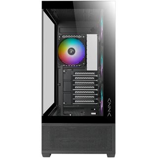 Azza Tiara Black Midi Tower ohne Netzteil schwarz