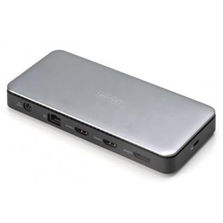 DIGITUS USB-C Docking Station 11-Port 2x HDMI 1x DP 2x USB-A 1x USB-C