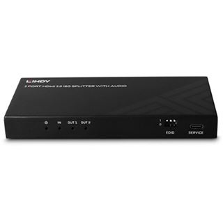 LINDY 2 Port HDMI 8K60 Splitter mit Audio