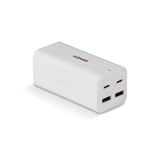 LINDY 100W 4-Port USB Desktop GaN Fast Charger