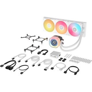 Corsair iCUE LINK Titan 360 RX LCD RGB White All-in-One