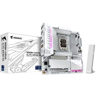 Gigabyte B860M AORUS Elite WIFI6E ICE Intel B860 So.1851 DDR5 mATX