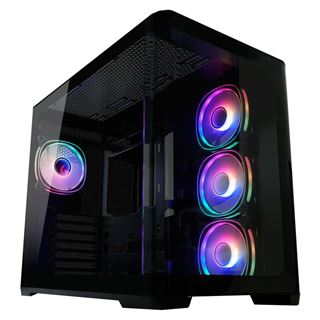 LC-Power 8001B Pro-Storm Dark Midi Tower ohne Netzteil schwarz