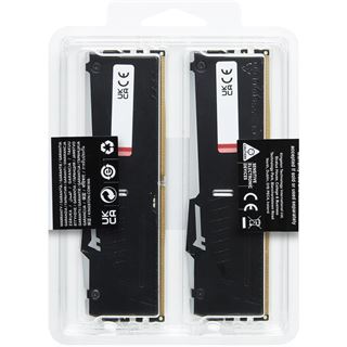 128GB (4x 32GB) Kingston FURY Beast 5600 MT/s DDR5 CL40 DIMM RGB XMP