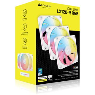 Corsair iCUE LINK LX120-R RGB 3er-Pack 120x120x25mm 400-2400 U/min