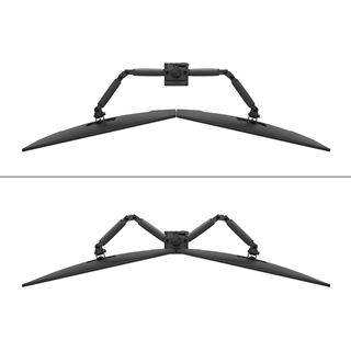 Neomounts TIS 10"-32" 2TFT 4Gelenk schwarz Max.8KG