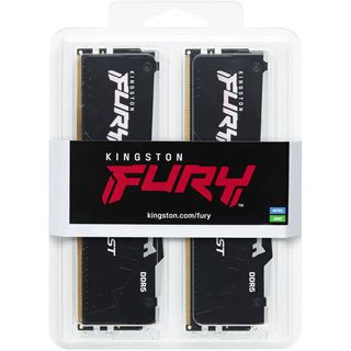 64GB Kingston FURY Beast RGB schwarz DDR5-6400 DIMM CL32 Dual Kit