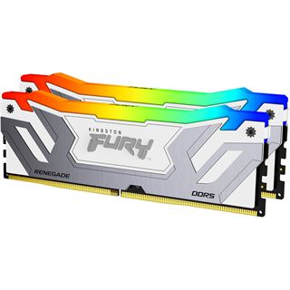 48GB Kingston FURY Renegade RGB wei&szlig;/silber DDR5-8400 DIMM CL40