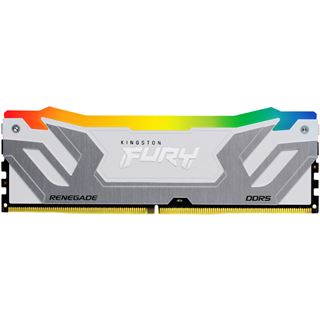 24GB Kingston FURY Renegade RGB wei&szlig;/silber DDR5-8400 DIMM CL40