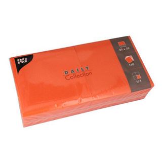 PAPSTAR Servietten Daily Collection orange 2-lagig 16,0 x 16,0 cm 150