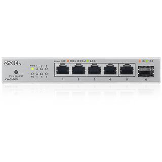 ZYXEL XMG-105 5 Ports 2.5G + 1 SFP+ MultiGig unmanaged Desktop Switch