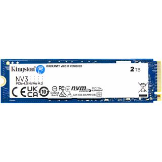 2TB Kingston NV3 Tray M.2 2280 PCIe 4.0 x4 3D NAND (SNV3S/2000GBK)