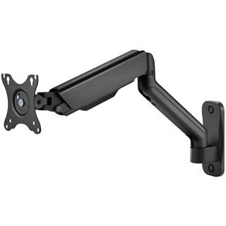 Techly Wandhalterung drehbar für 1 Display 17-32" mit Gasfed