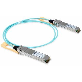 (&euro;166,45*/1m) 2.00m LevelOne LWL AOC Kabel QSFP Stecker auf QSFP