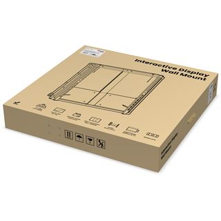 Equip Wandhalterung 55"-86"/1TFT 35-65kg 1Gelenk Up-Down sw