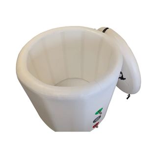 Aquatuning Eisbad Premium Tonne mit Abdeckung Weiß