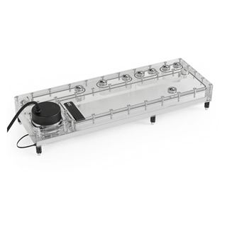 Alphacool Core Distro Plate 420 Links VPP/D5 mit VPP Apex Pumpe