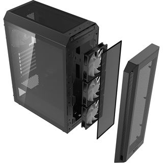 ADATA XPG Valor Air Plus Midi Tower ohne Netzteil schwarz