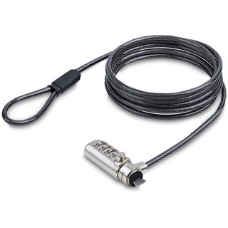 STARTECH K-SLOT CABLE LOCK 1.5M K-SLOT COMPATIBLE COMBINATION