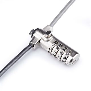 STARTECH K-SLOT CABLE LOCK 1.5M K-SLOT COMPATIBLE COMBINATION