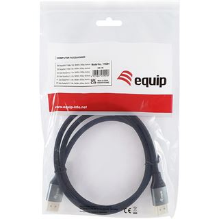 (€9,90*/1m) 1.00m Equip Displayport 2.1 Anschlusskabel