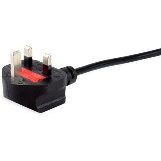 (€2,25*/1m) 7.50m Equip IEC Stromkabel C13 auf Stecker UK Schwarz