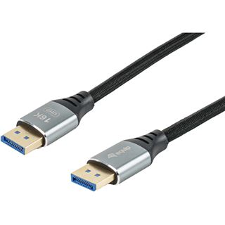 (€5,95*/1m) 2.00m Equip Displayport 2.1 Anschlusskabel