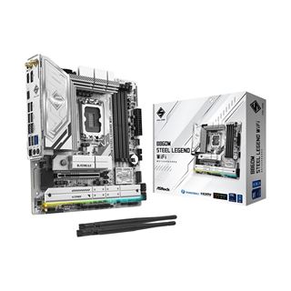 ASRock B860M Steel Legend WiFi Intel B860 So.1851 DDR5 mATX Retail